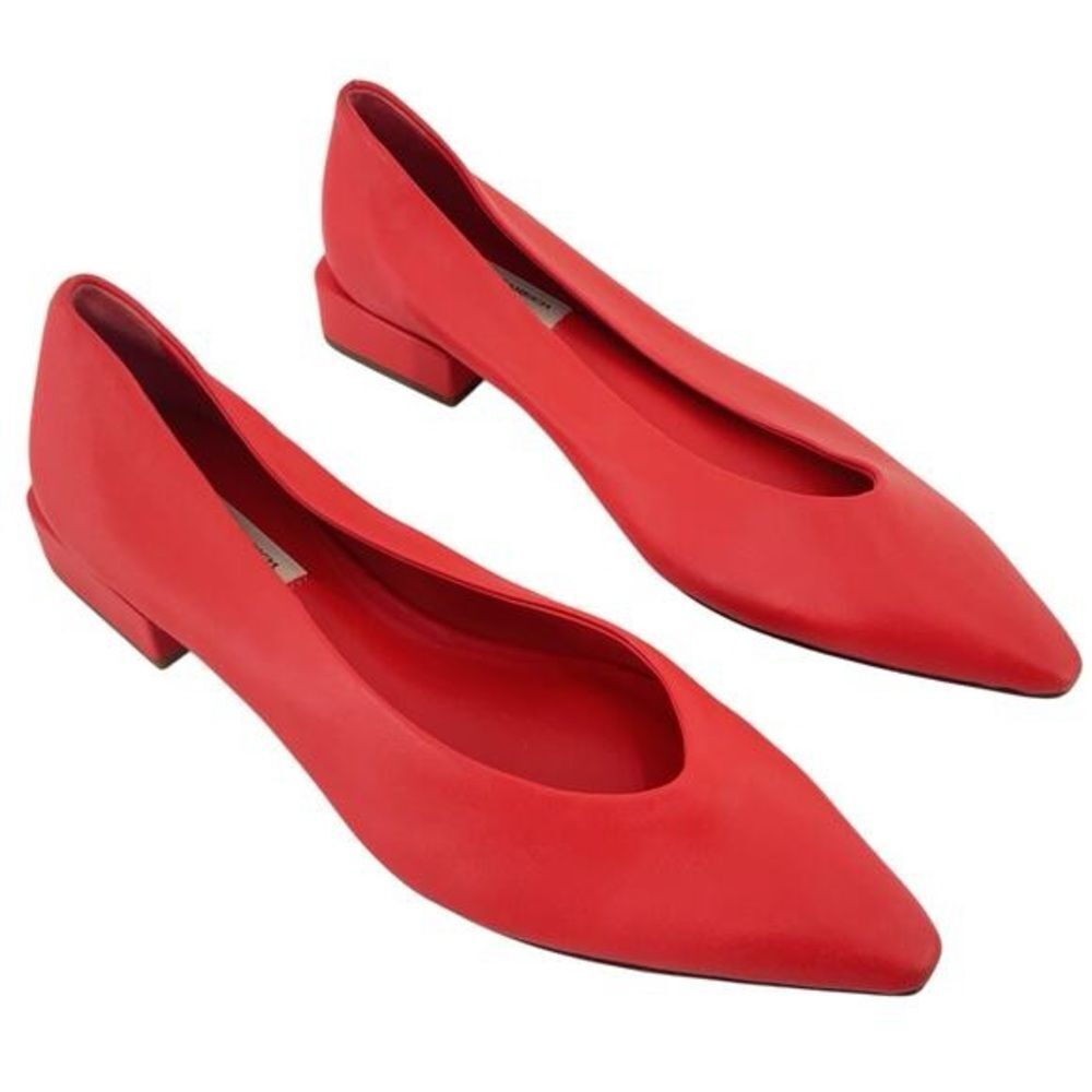 Antonio Melani Elizabeth Damrich Red Flats New Size 10